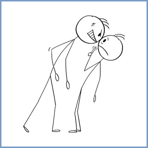 Rabia con otra persona