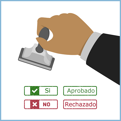 aprobación