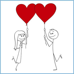 La esperanza, los deseos de tener una relación feliz.