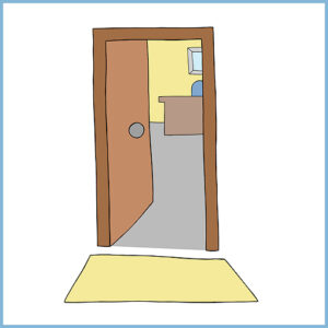 abrir la puerta a la vida privada