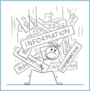 abrumado por la información