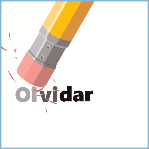 olvidar el pasado, o el error cometido