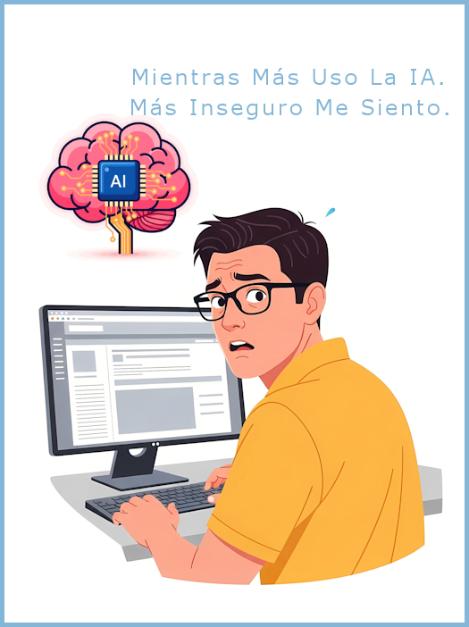 mientras más uso la ia. Más inseguro me siento