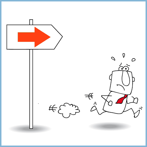 camino equivocado