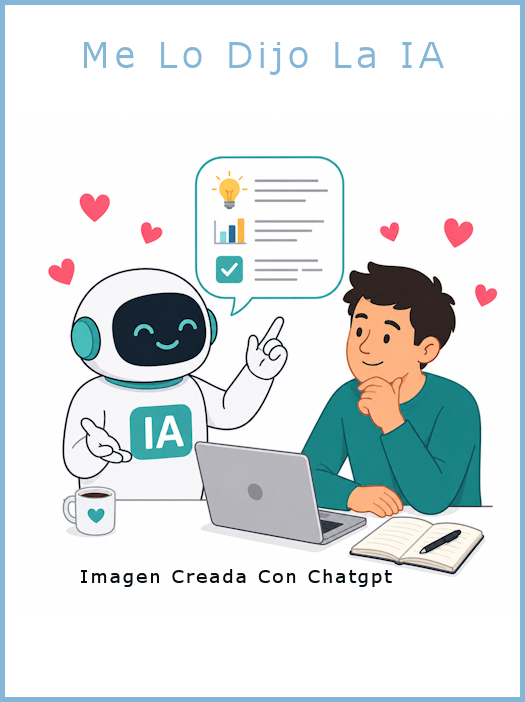 Me lo dijo la IA. imagen creada con chatgpt