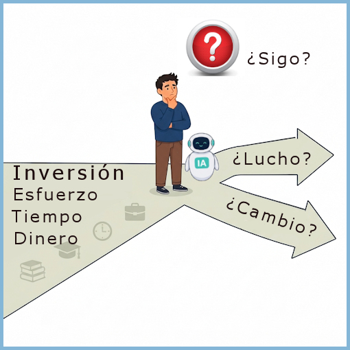 dualidad profesional por la Ia, sin saber que camino seguir.