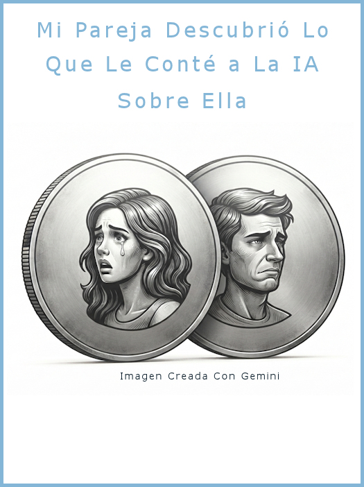 Mi pareja descubrió lo que le conté a la Ia Sobre ella