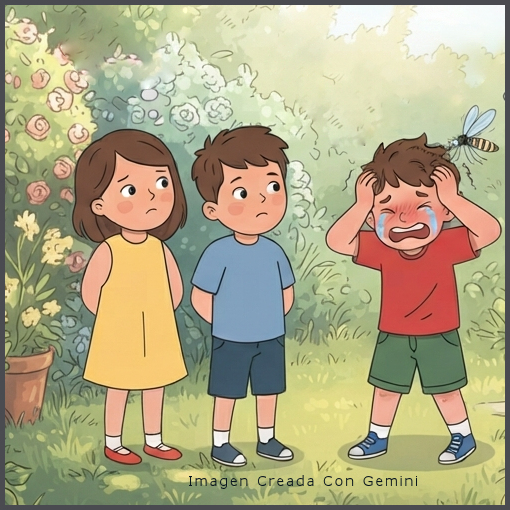 niños seguros vs niño con miedo